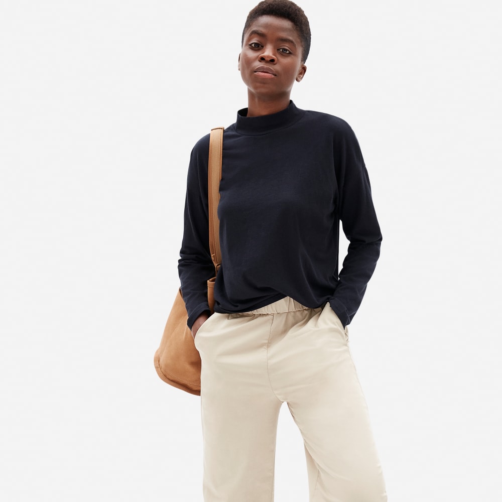 The Square Mockneck Tee Everlane The Square Mockneck Tee Everlane