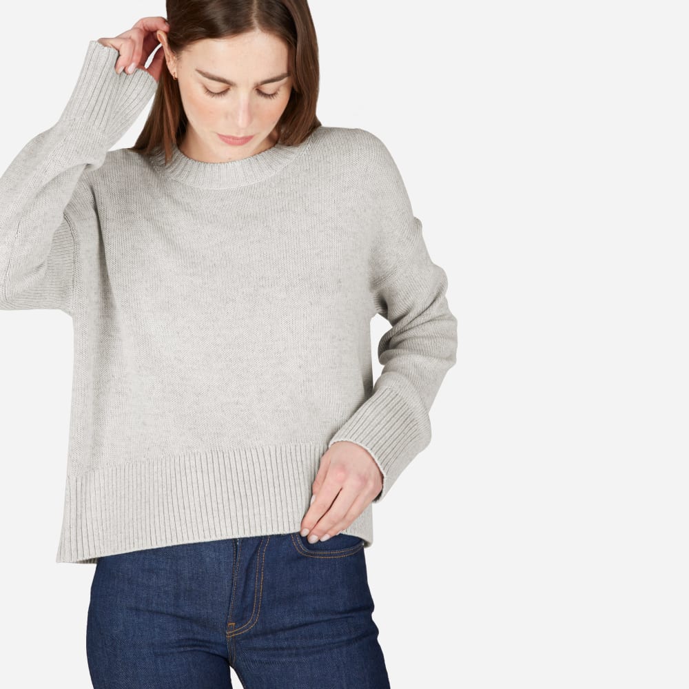 everlane crew neck sweatshirt