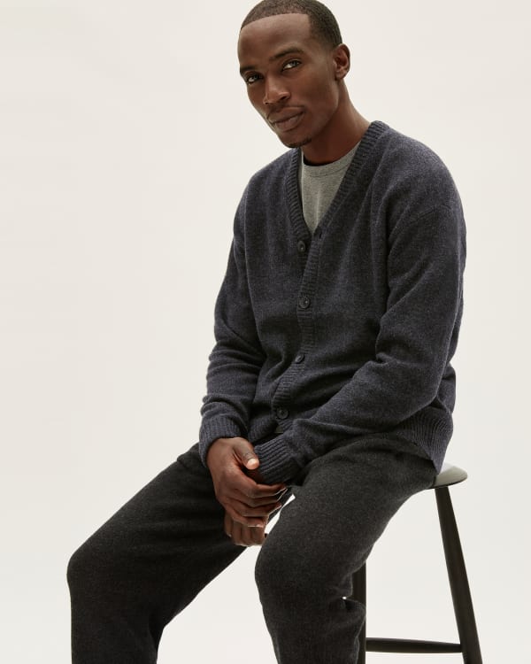 everlane mens cardigan