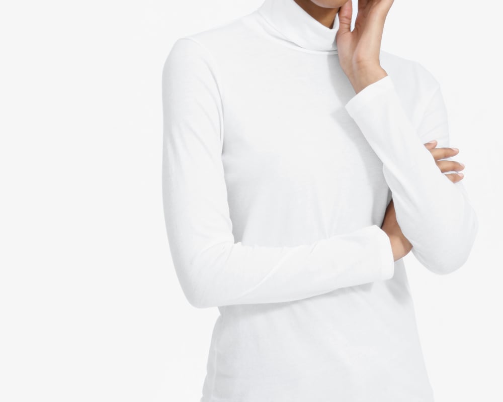 The Cotton Turtleneck Tee Everlane