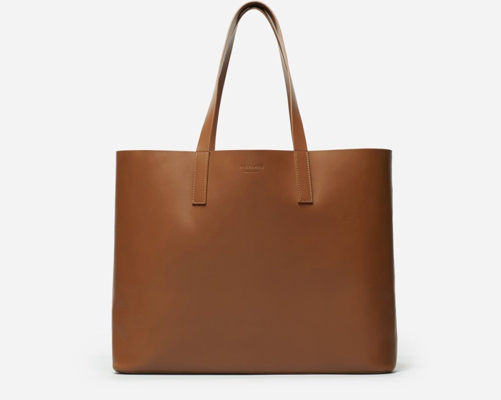 tan leather bag
