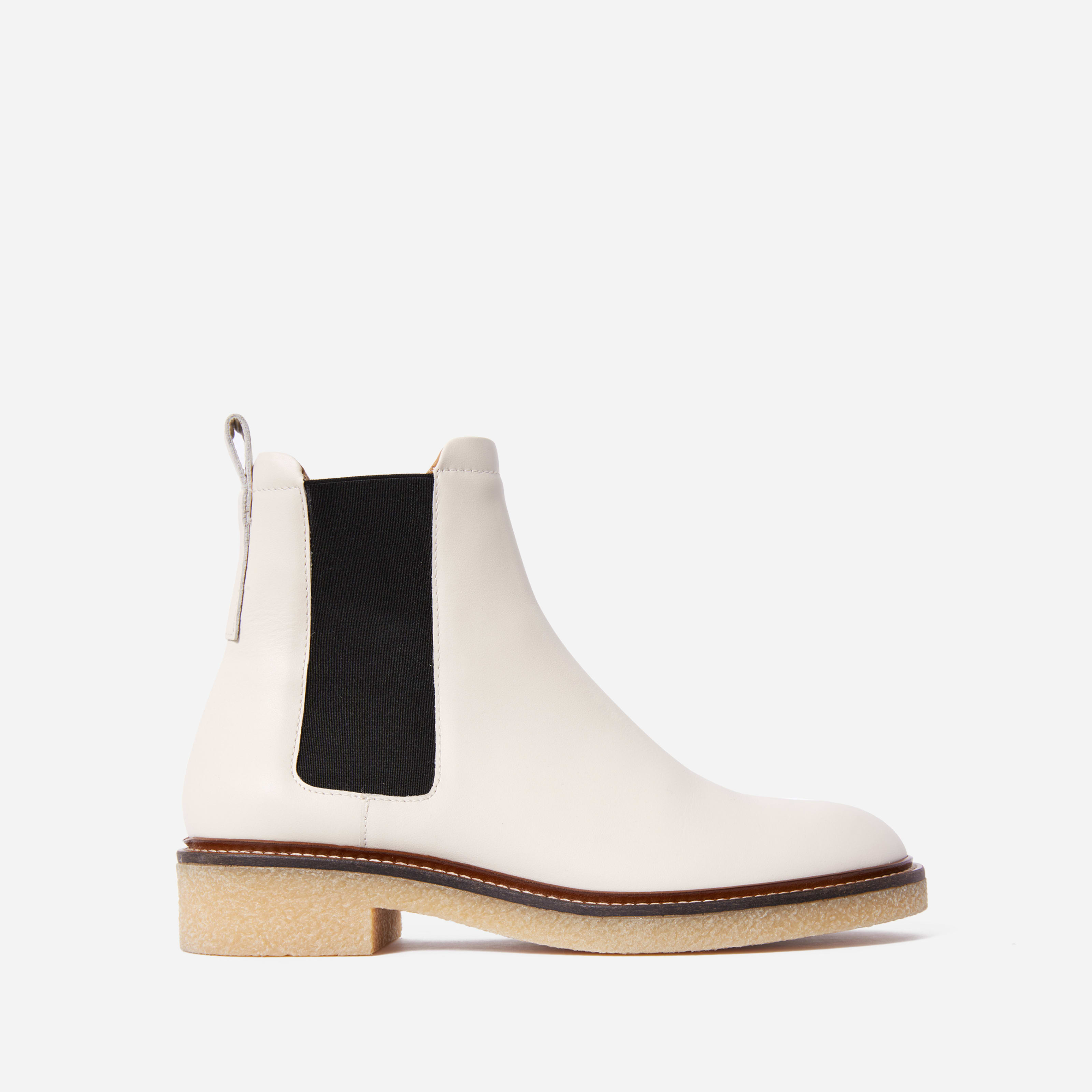 Chelsea Boot By Everlane In Off White, Size 5