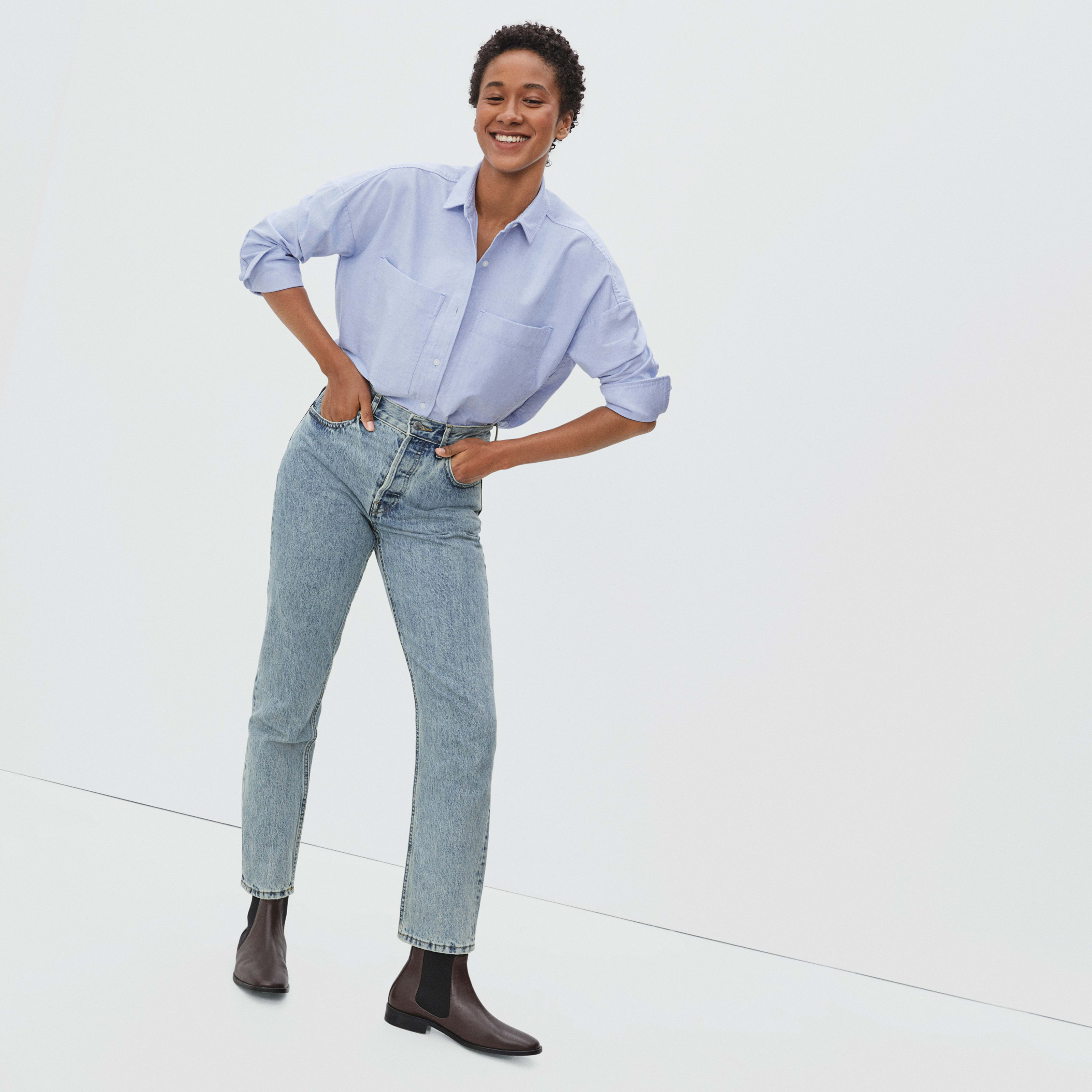 Women's '90s Cheeky Jean by Everlane in Vintage Light Wash, Size 23
