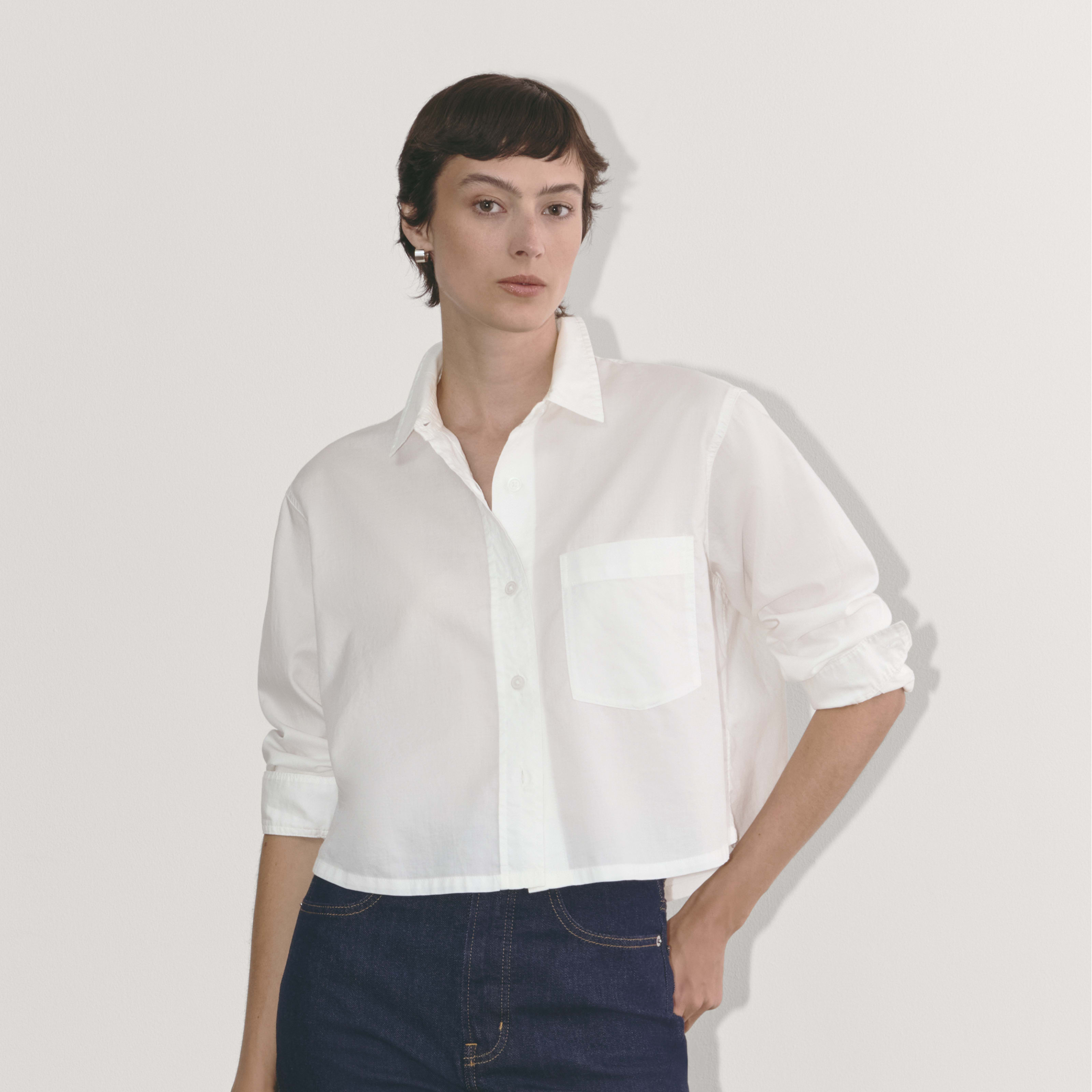 Everlane’s The Silky Cotton Way-Short Shirt