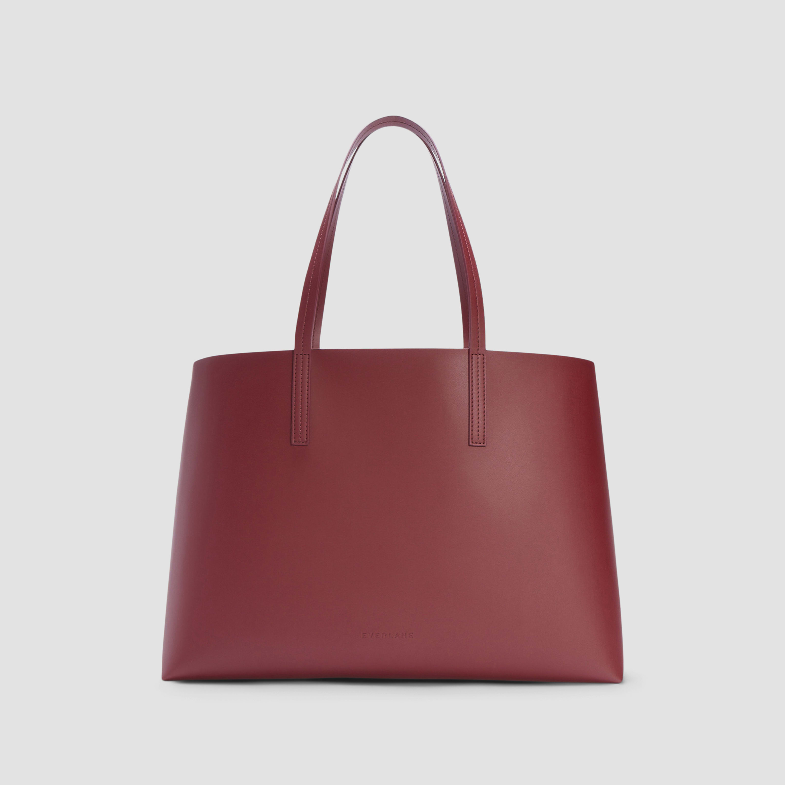 women's new day market tote bag by everlane in brandy