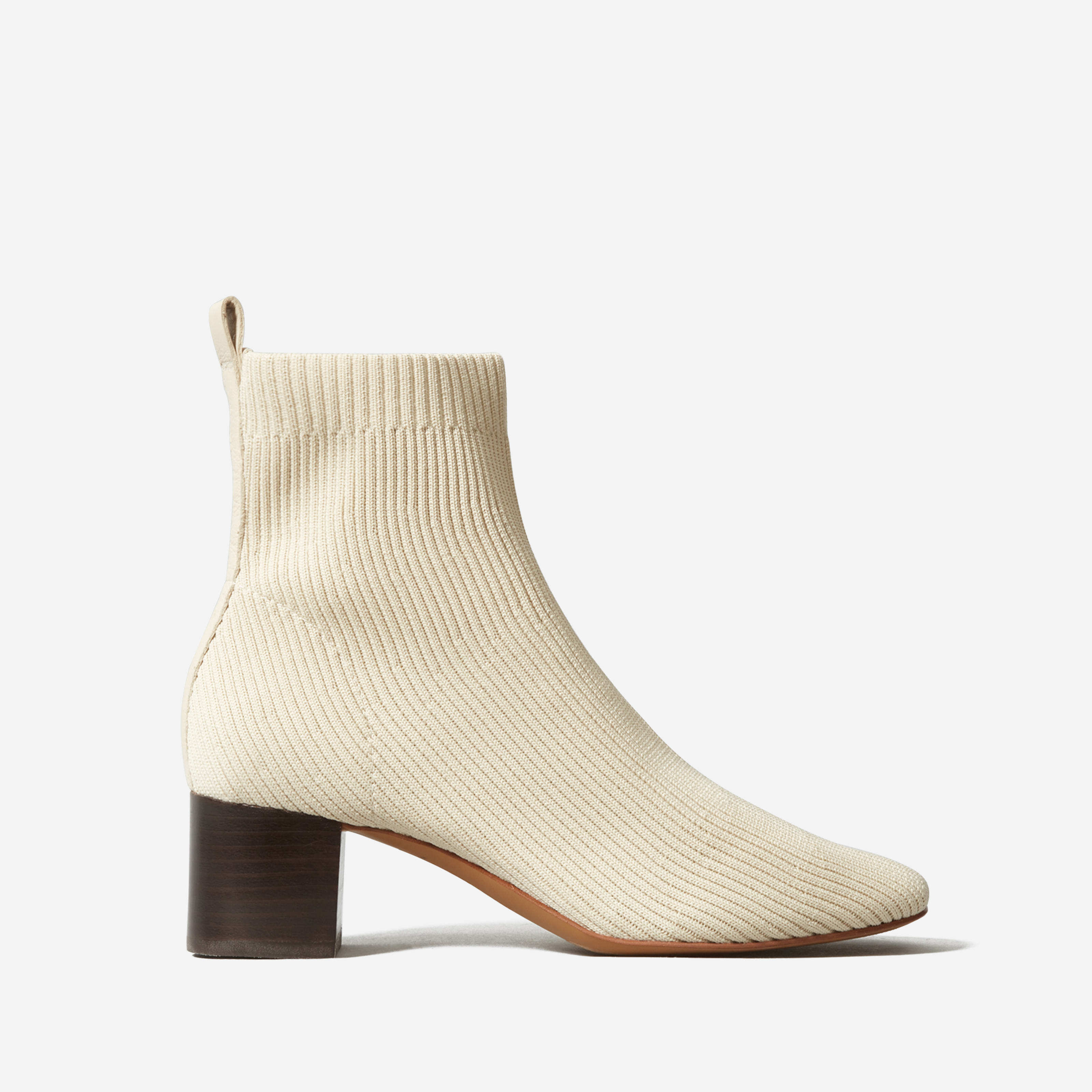 women's glove boot by everlane in bone white, size 5