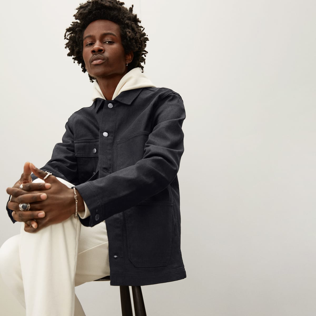 everlane denim chore jacket