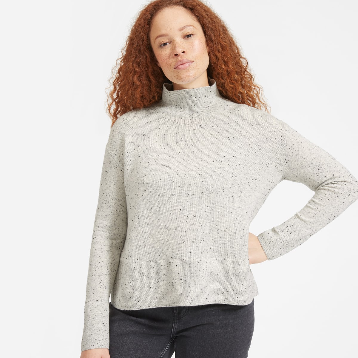 everlane cashmere square turtleneck