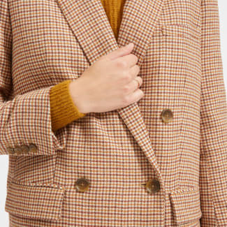 terracotta blazer