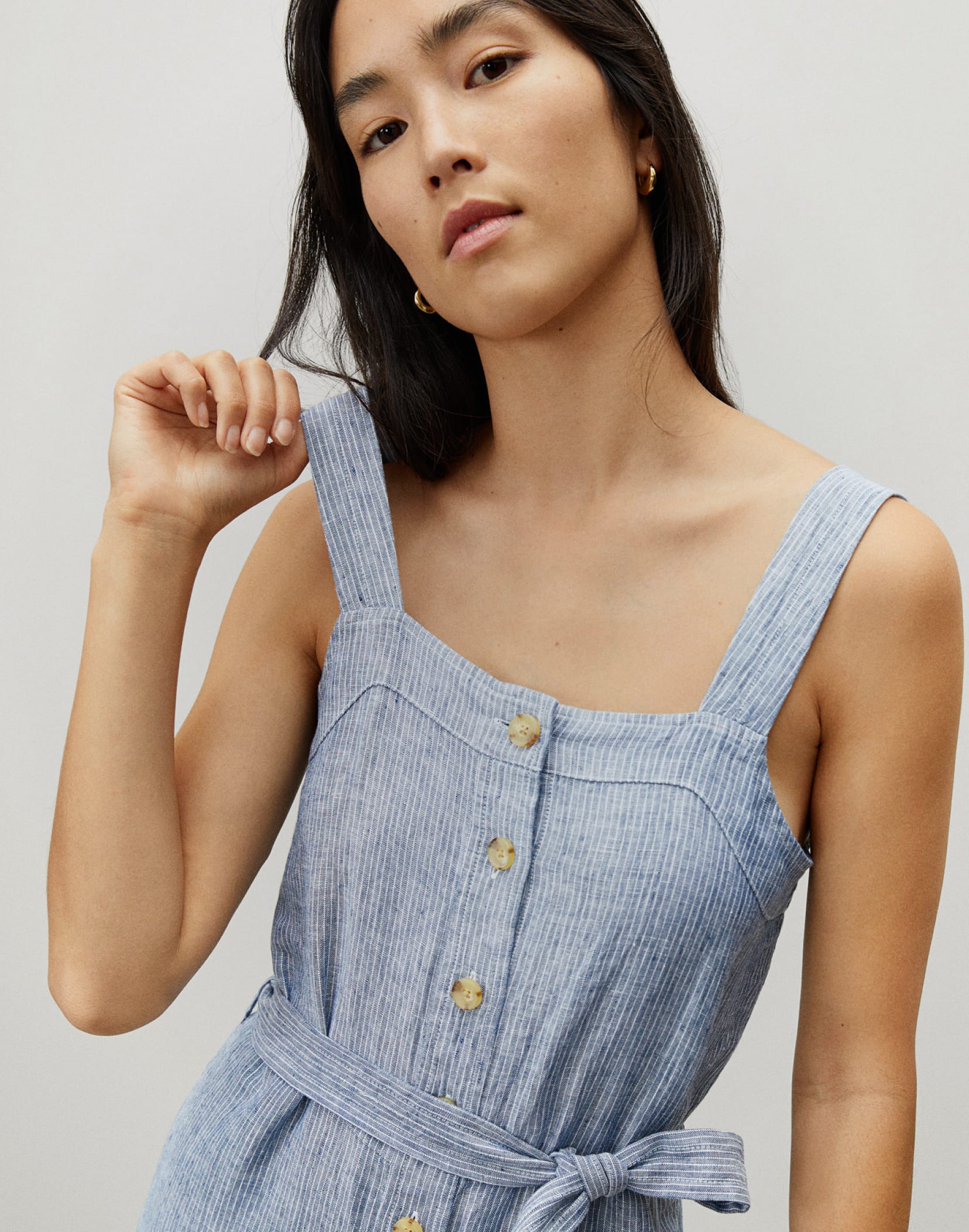 everlane linen jumpsuit