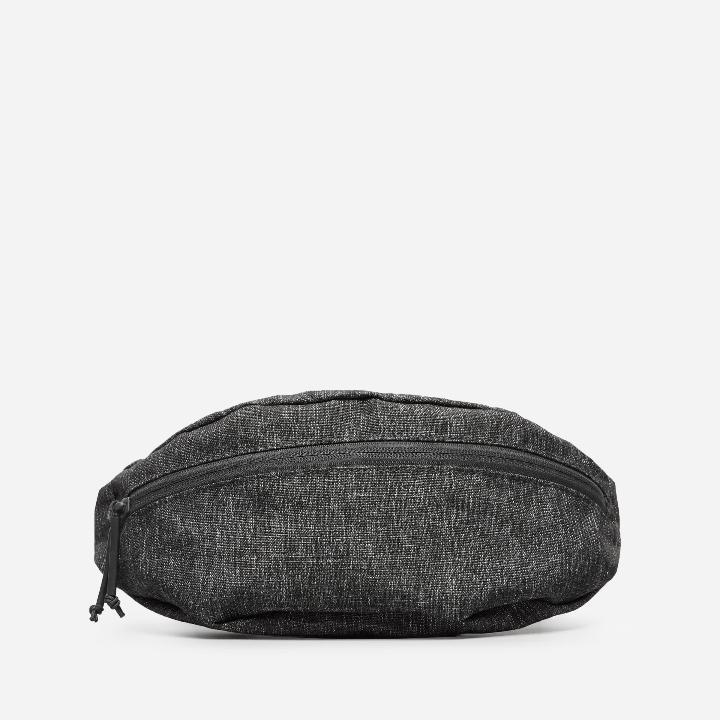 black nylon fanny pack