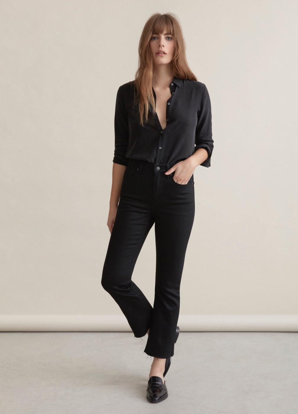 everlane kick crop jeans