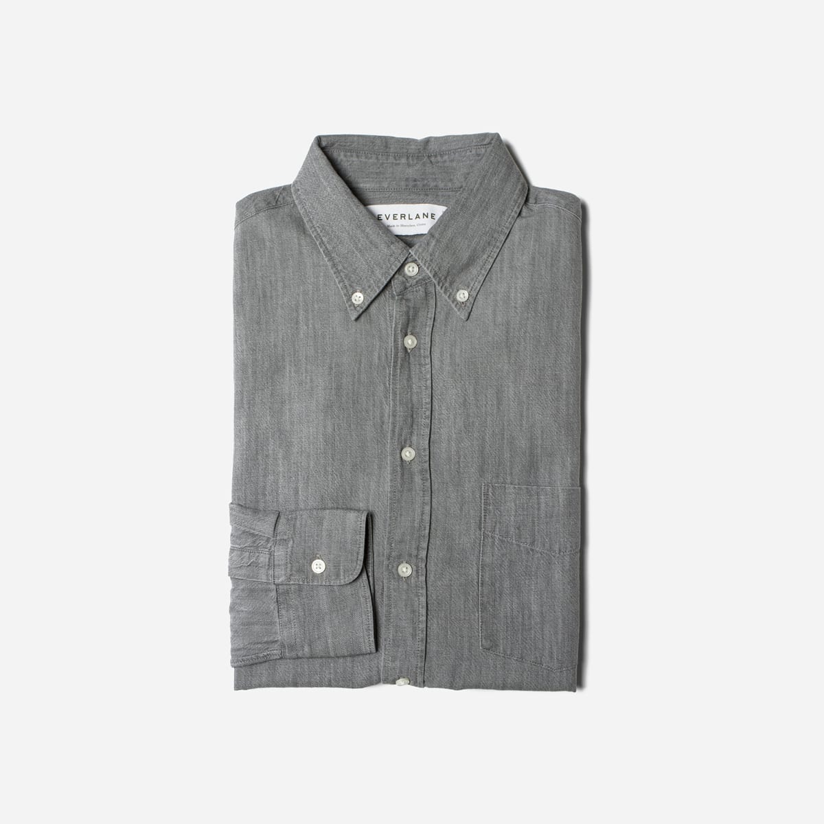 everlane denim shirt