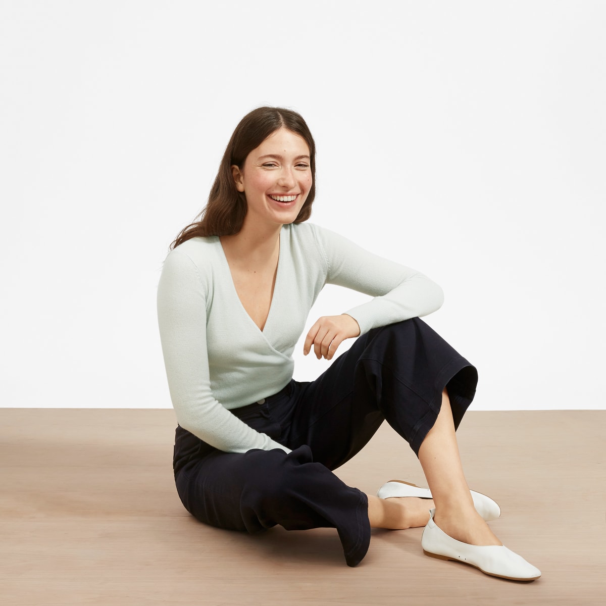 everlane wrap sweater