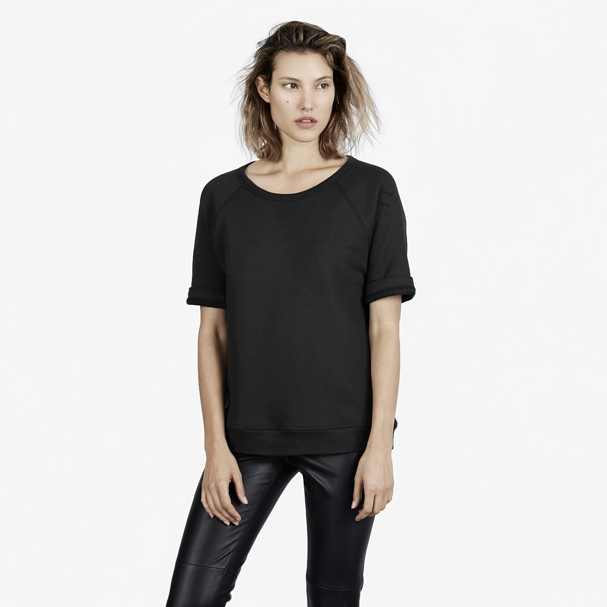 gosha rubchinskiy double collar sweatshirt