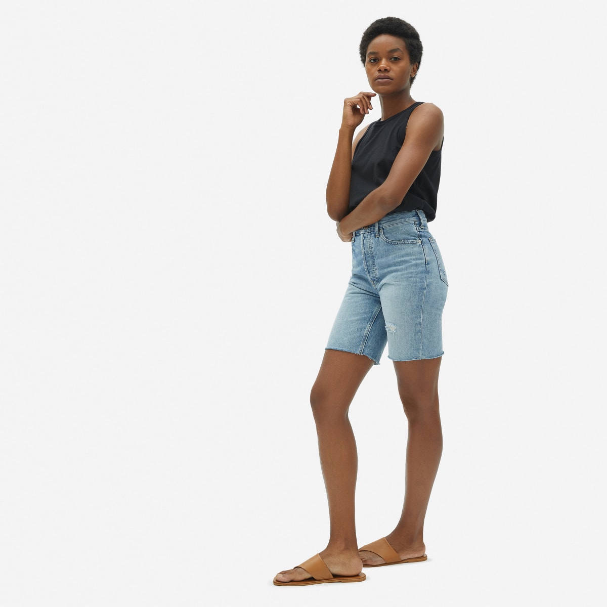 Everlane cheeky denim short clearance