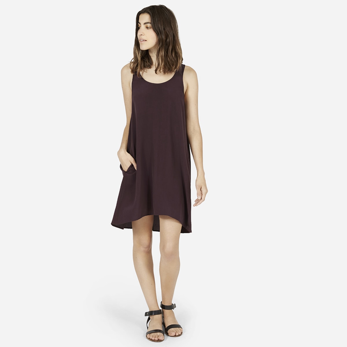 Everlane silk tank dress clearance