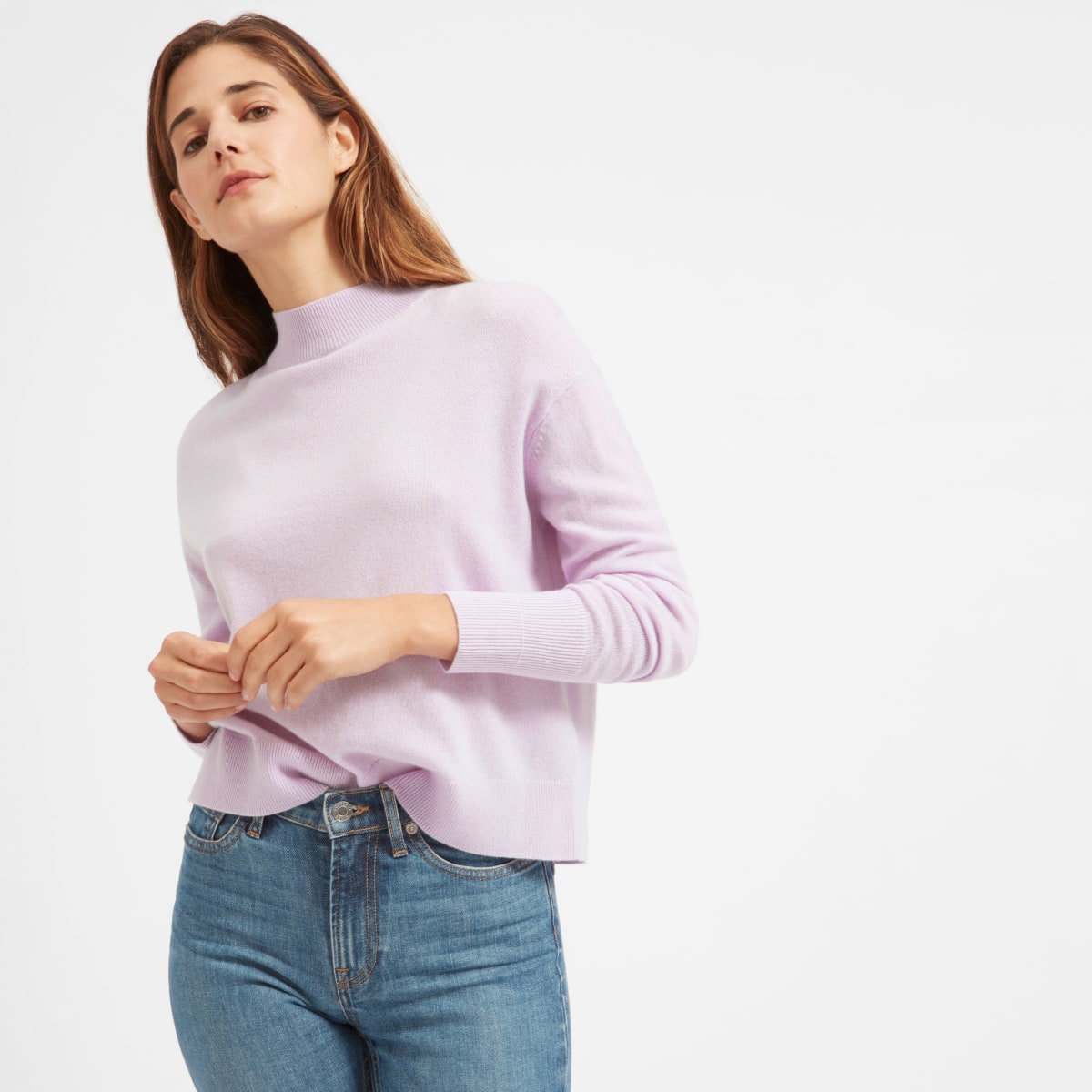 Women's Cashmere Crop Mockneck | Everlane