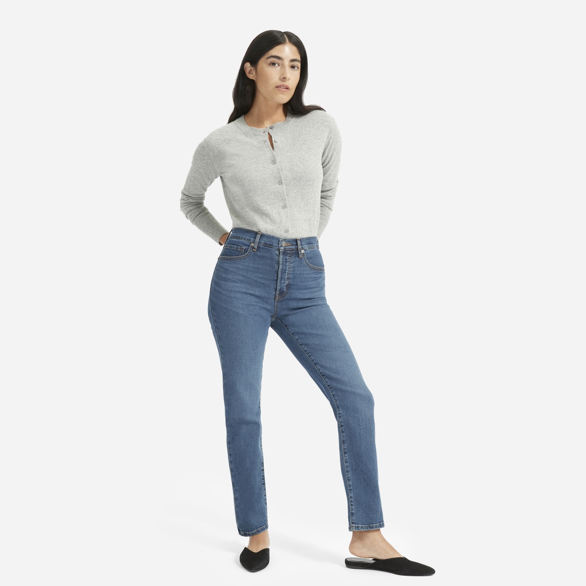 women's cigarette jeans