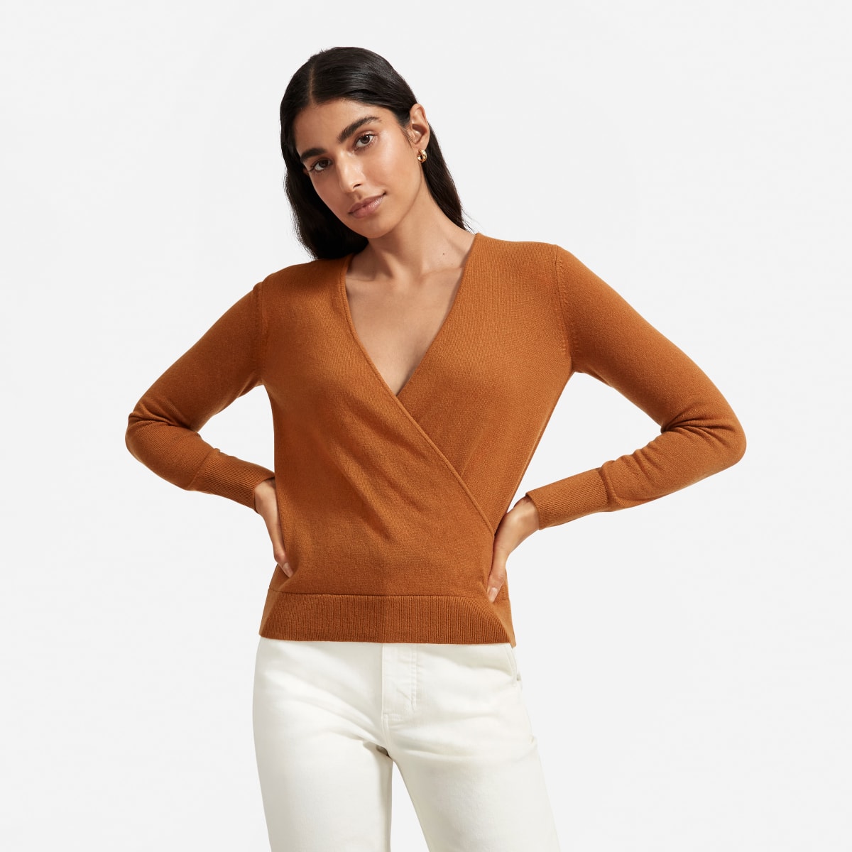 Everlane cashmere wrap sweater Clearance