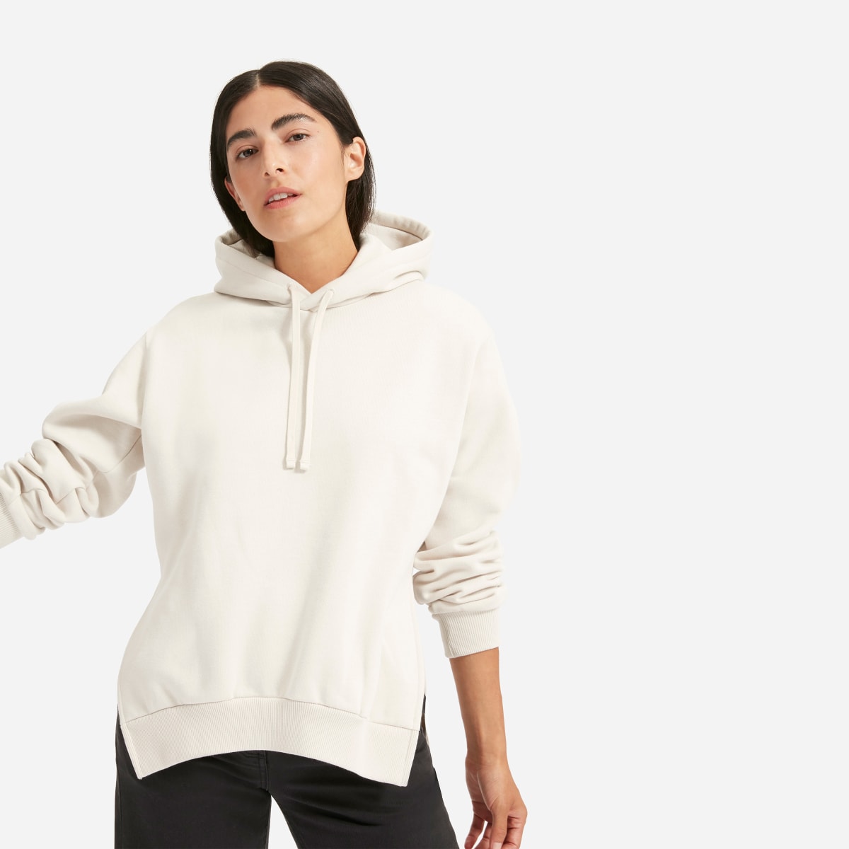everlane fleece hoodie