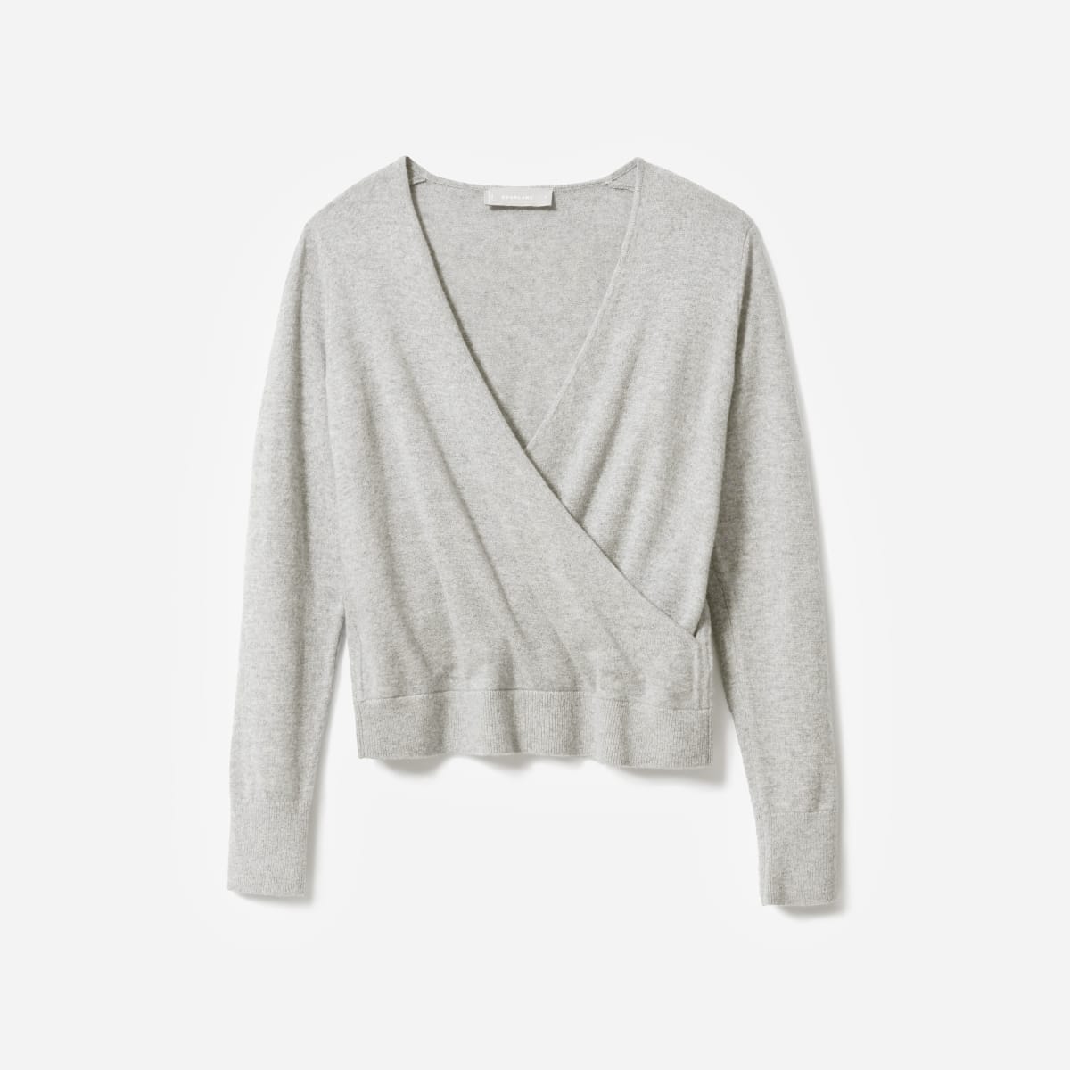 everlane cashmere wrap sweater