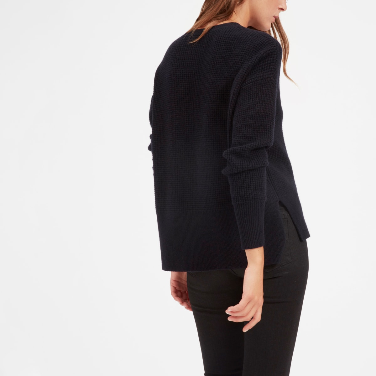 Everlane cashmere waffle clearance