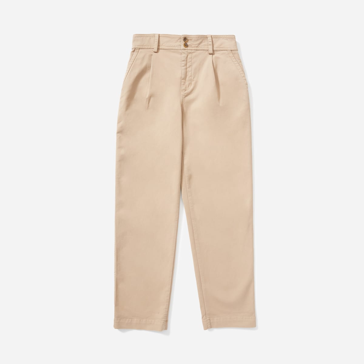 pleated chino pants