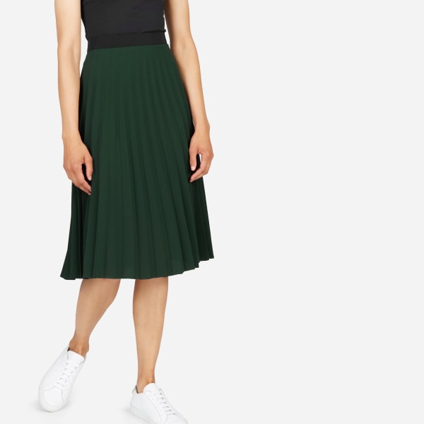 Everlane pleated skirt clearance