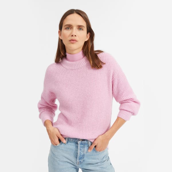 Pink alpaca sweater Clearance