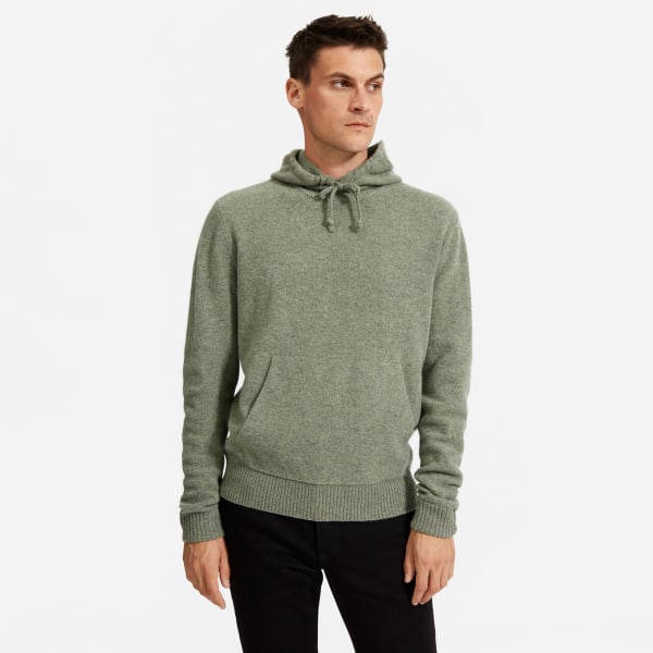 Felted wool hoodie Clearance