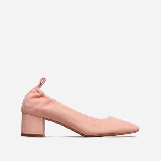 pink suede shoes