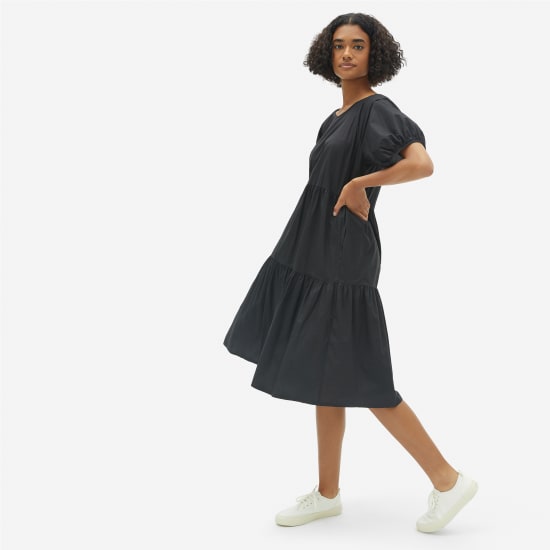 tiered cotton dress