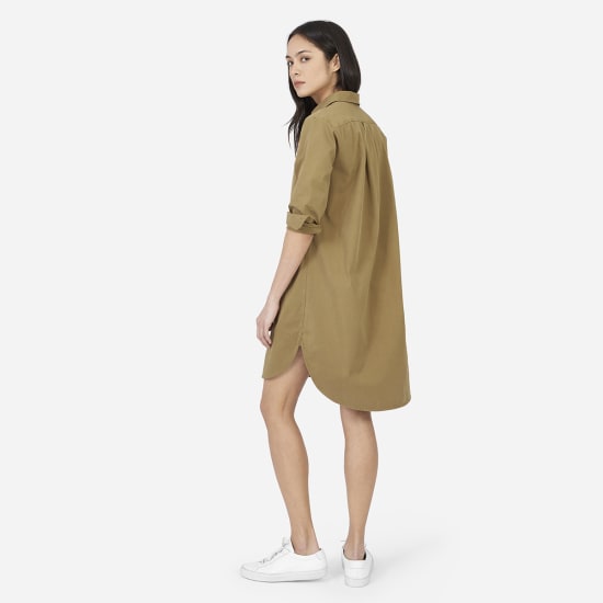 Twill shirt dress clearance