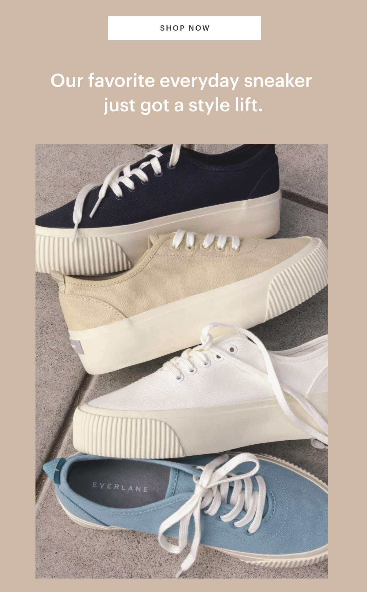Our favorite everyday sneaker just got a style lift.