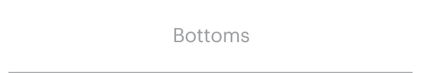 Bottoms 