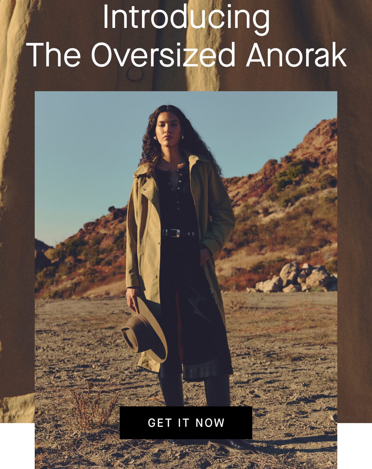 Introducing The Oversized Anorak [Image] The Oversized Anorak | Fennel Seed  [Get It Now]