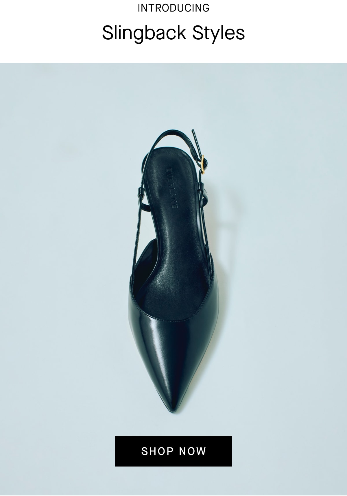INTRODUCING Slingback Styles[Editorial Image][SHOP NOW