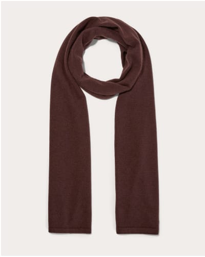 [Image] The Cashmere Scarf | Dark Mahogany