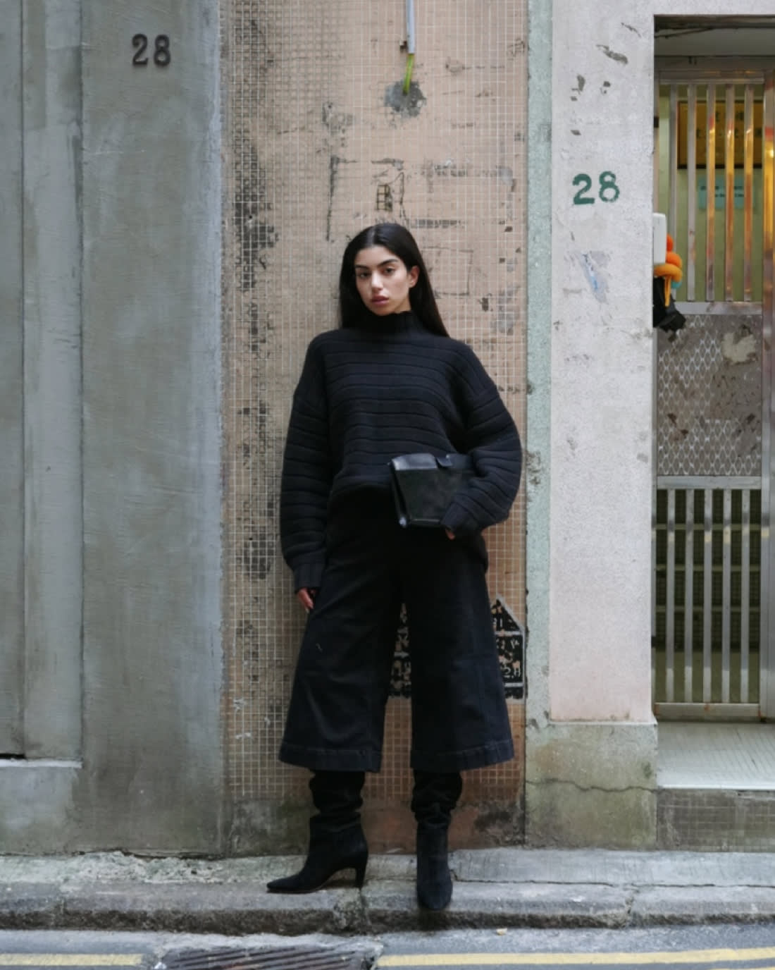 [Image] The Denim Culotte | Tumbled Black