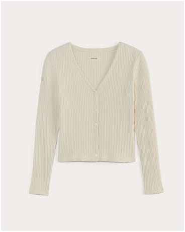 [Image] The Cozy Rib Cardigan | Bone