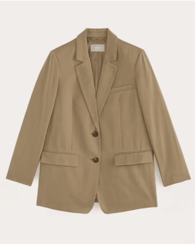 [IMAGE] The Oversized Blazer in Buttersmooth | Ash Brown