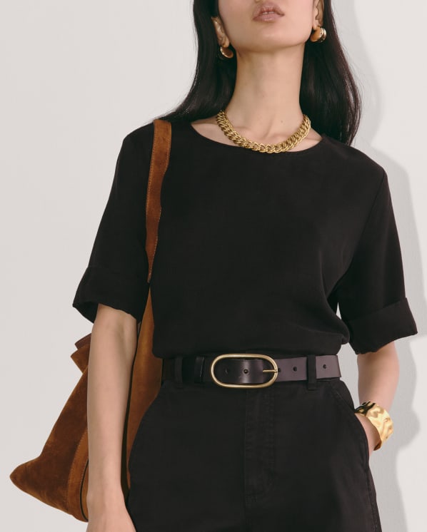 [Image] The Relaxed Tee in Buttersoft |  Black