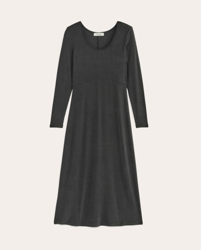 [image] The Maddie Dress in Butterknit | Black