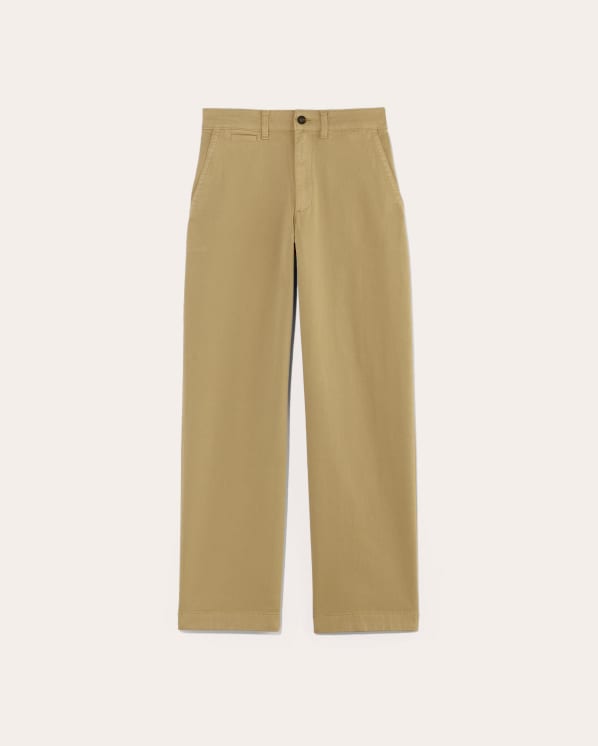 [Image]The Wide-Leg Chino | Classic Khaki