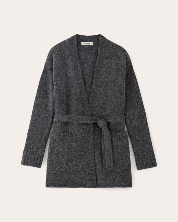 [Image] The Robe Cardigan in Alpaca | Dark Charcoal