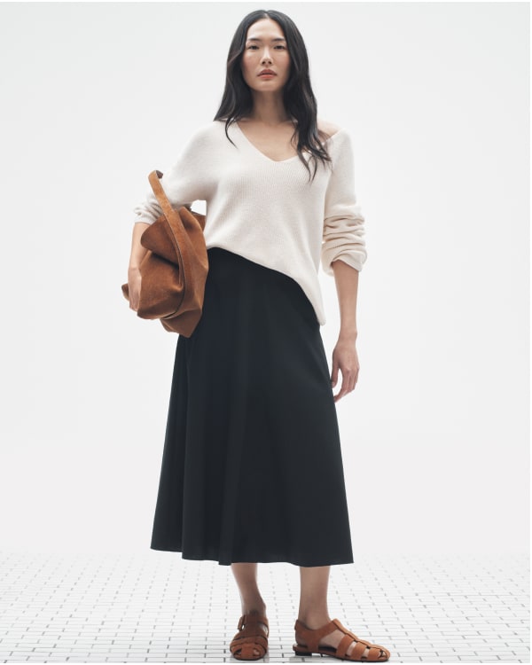 [Image] The Midi Skirt in Ultrasoft Cotton