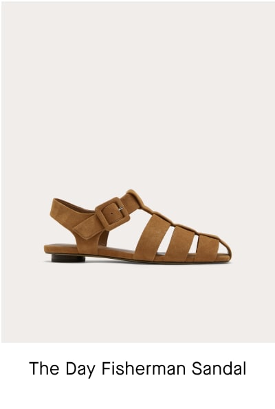 [Image] The Day Fisherman Sandal | Saddle Brown Suede
