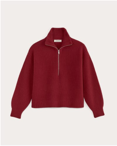 [image] The Half-Zip Sweater in Luxe Merino