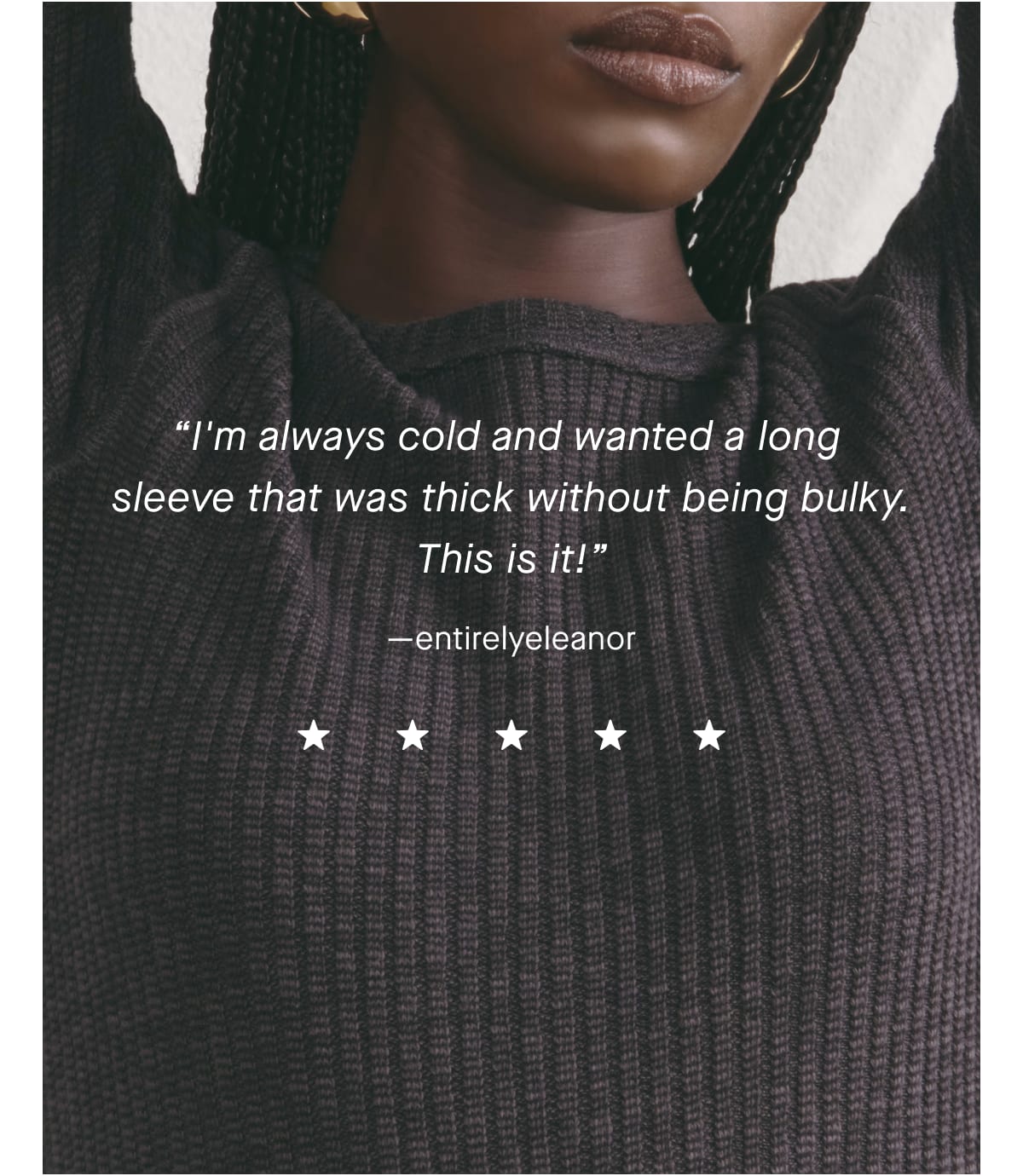 [Image] The Cozy Rib Long-Sleeve Tee | Black I'm always cold and wanted a long sleeve that was thick without being bulky. This is it! - entirelyeleanor